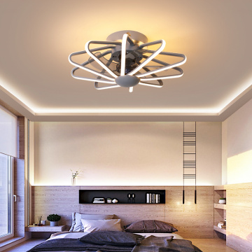 LED ceiling fan with Lights remote control bedroom decor ventilator lamp Living room Dining Room 110v/220v LED ceiling fan lamp