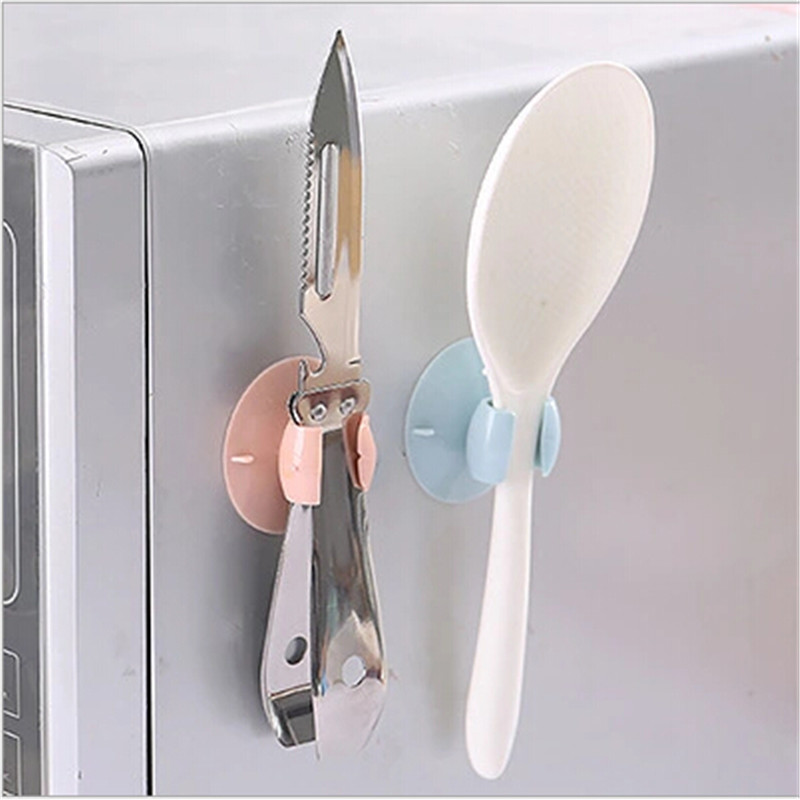 Kitchen Storage Holders Wall Mouted Type Rice Cooker Spoon Stand Holder Portable Pot Lid Shelf Cooking Storage Kitchen Decor