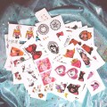 50pcs Sailor Moon Tattoo Stickers Waterproof Water Transfer Tattoo Cosplay Costume Props