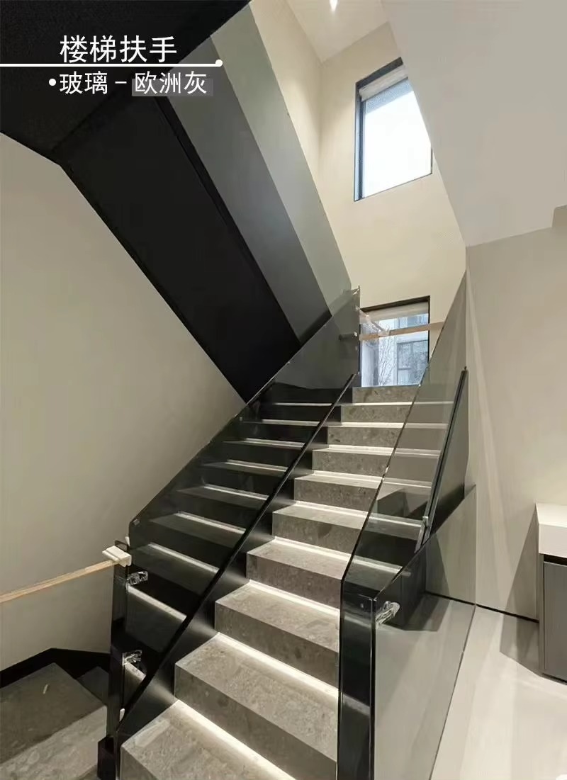 Tempered Glass for Buildings Outdoor Staircase Entry Use6