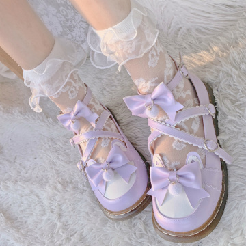 2020 New Lolita Shoes Japanese Jk Loli Girls Big Head Lovely Sweet Lolita Women's Shoes School Uniform Shoes Anime Cosplay Japan