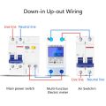 Din Rail Energy Meter DDM15SD LCD Backlight Digital Display Single Phase 2 Wire Electronic Energy KWh Meter U4LB