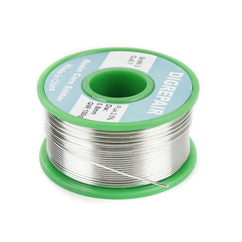 Lead Free Solder Soldering Wire Sn99.3 Cu0.7 Rosin Core For Electrical Solder Rosin Core Solder Tin 0.6/0.8/1.0MM