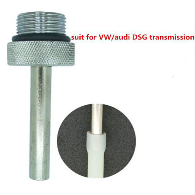 1Pc DSG Car Transmission Fluid Oil Filling Filler Adapter Oil Filler Gearbox Connector For Audi Thread M24x1.5