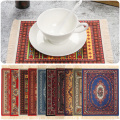 Persian Carpet Style Mouse Pad Personality Pattern Mouse Pad With Fring Retro Style Office Home Decoration Rubber Anti-slip Mat