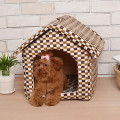 Pet Cat Bed Mascotas Accessories Gatos Cat House Pet Dog Cat Cashmere House Printing Keep Warm Bed Cushion Pet Supplies