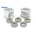 POWGE 25 Teeth 5M Idler Pulley Tensioner Wheel Bore 10/12/15mm with Bearing Guide HTD5M synchronous pulley 25T 25teeth