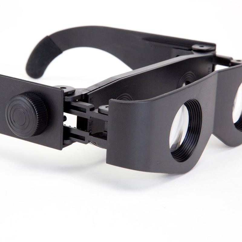 Novelty Designfishing Eyewear Portable Plastic Frame Fishing Magnifier Glasses Outdoor Fishing Optics Binoculars Telescope