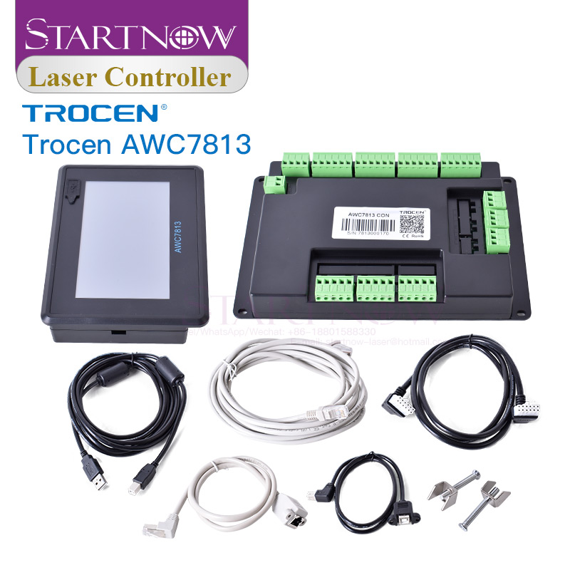 Startnow CO2 Laser Controller Board Upgraded AWC708S Trocen AWC7813 CNC Control Motherboard System Anywells For CNC Machine