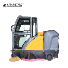 Large Size Enclosed Auto Dump Electric Road Sweeper
