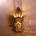 Eid Mubarak Ramadan Wooden LED Palace Night Light Ornaments Muslim Festival Home Decoration 6 Model Can Choose