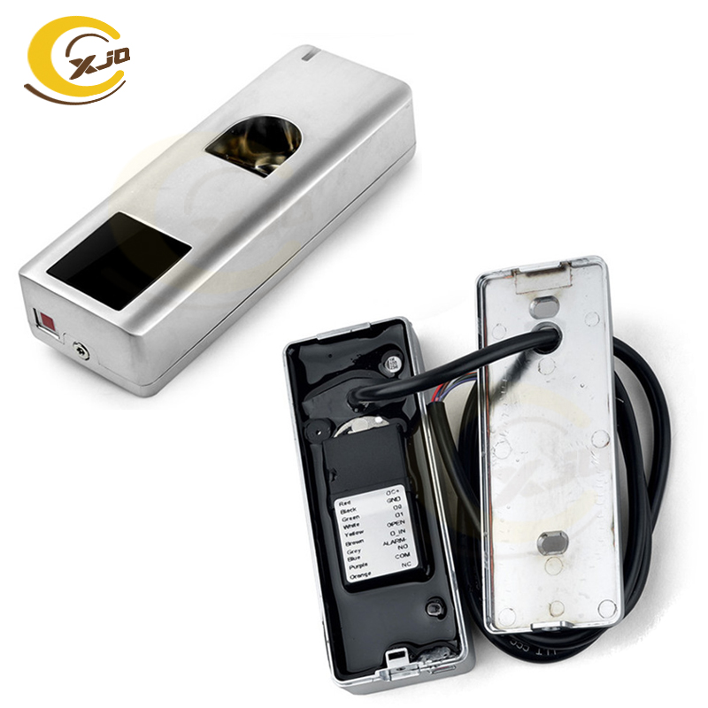 XJQ IP66 Waterproof Fingerprint Standalone Access Control 1000 Users Metal Case Biometric Fingerprint Door Access Control System