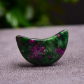 1PC Natural Crystal Stone Moon Shaped Colorfull Mascot Meditation Healing health Polished Gift Use Collection and Home decor