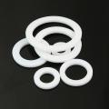 DN40 45x35x2mm Fit 1-1/2" BSP Thread PTFE Food Grade Flat Washer Gaskets Spacer Insulation Sealing Ring Strip
