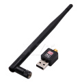 Newest 5dB wifi Antenna 150Mbps Lan Wireless Network Card Portable USB WiFi Receiver Adapter WiFi 802.11b/g/n Wireless