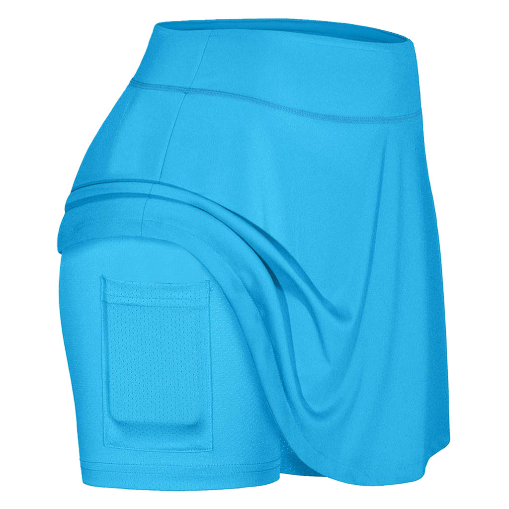 @40 Sports Yoga Shorts For Women's Tennis Skirts Run Yoga Inner Shorts Elastic Sports Golf Pockets Skorts Mallas Cortas Mujer