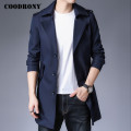 COODRONY Brand Men Jacket High Quality Business Casual Trench Windbreaker Men Clothes 2020 Autumn Winter Classic Overcoat C8017