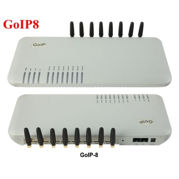 8 chips GSM VoIP Gateway GoIP8, VoIP SIP GSM Router gateway GoIP 8 for IP PBX - Sales Promotion