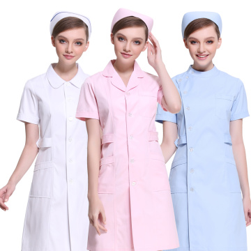 2020 summer nurse uniform white coat nurse medical uniform plus size hospital doctor work wear S-XXXL nurse jacket