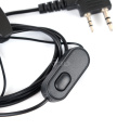2pcs Baofeng headset for BaoFeng UV-5R/ UV-5RE /BaoFeng888S/ BaoFeng777S Mic earphone Walkie Talkie CB radio accessories headset