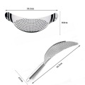 Pan Pot Strainer Stainless Steel Pasta Spaghetti Practical Draining Tool Pot Strainer Pan Drainer for Home Kitchen Easy Draining