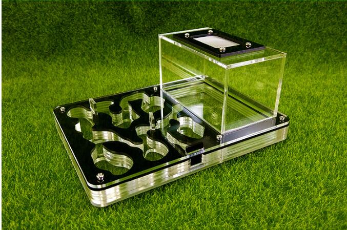 Big Size 194x145x77MM Ant Nest New Ants Farm Acrylic Ant Workshop Insect Cages Granja de hormigas nid fourmis Villa Pet Mania