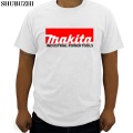 cotton t-shirt men shubuzhi brand tee Makita Industrial Power Tools Men's T shirt summer fashion man tshirts