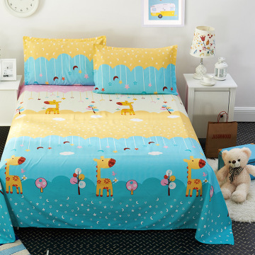 Three-piece bed sheet twill matte multi-spec bedding three-piece four-piece set [sheet + pillowcase]