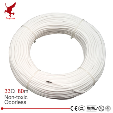 80m 12K 33ohm HRAG carbon fiber heating cable 5V-220V floor heating high quality infrared heating wire Non-toxic odorless