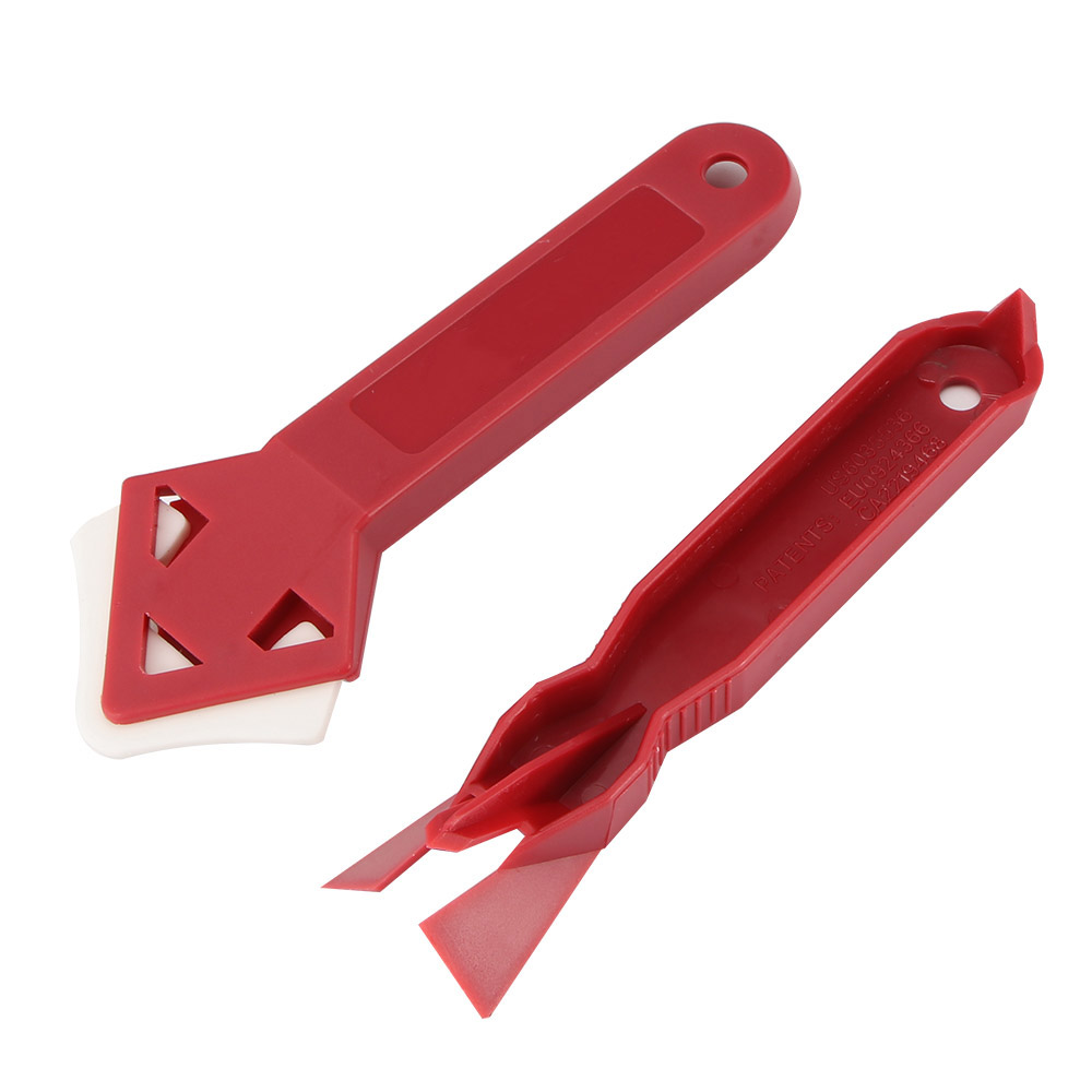 2pcs Silicone Glass Sealant Remover Tool Kit Set Scraper Caulking Mould Removal Useful Tool For Home Spatula Glue Shovel