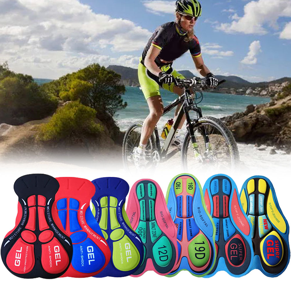 Cycling Shorts Soft Accessories Seat Pad Anti Shock Silicone Cushion Cyclists Riding Base Tights Road Bike Underwear Seat Pad