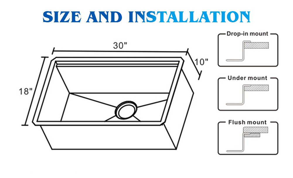 single bowl kitchen sink