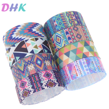 DHK 5yards aztec tribal Printed Grosgrain Ribbon Accessory Hairbow Headwear Decoration DIY Wholesale OEM C1735