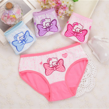 4Pcs Lot New Arrive Kids Underwear Cotton Baby Girl Panties Children's Briefs Cartoon Designs Shorts 2 To 10 Years ZL15