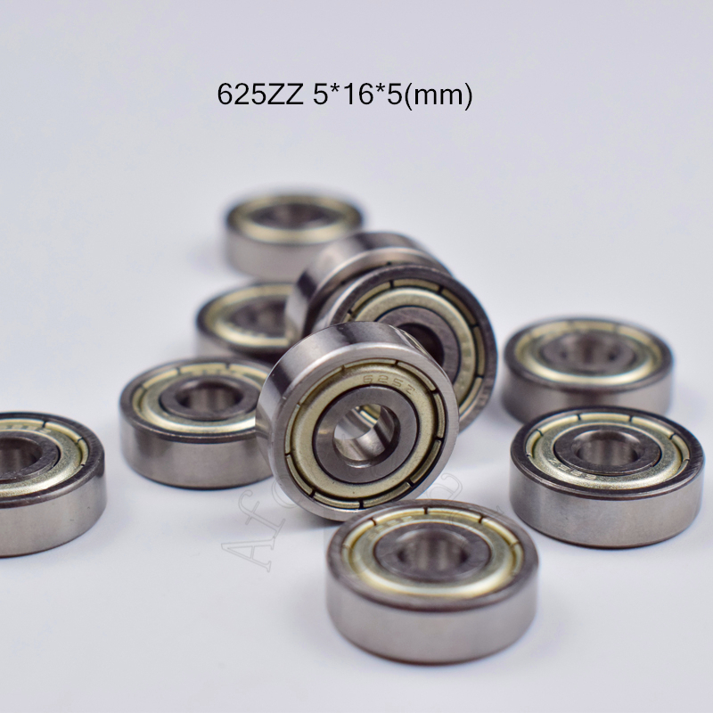 625ZZ 5*16*5mm 10pieces bearings metal Sealed Miniature Bearing free shipping 625 625Z 625ZZ chrome steel deep groove bearing