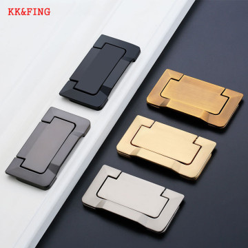 KK&FING High-quality Zinc Alloy Drawer Gear Handle Furniture Knobs Hardware Cupboard Pull Handles Kitchen Cabinet Pulls