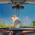 Car Pendant Round Happy Pepi Tree styling Rearview Mirror Decoration Auto Hanging Ornament Automobiles Interior Accessories Gift