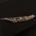 2019 Fashion Jewelry For Women Girls Feather Hairwear Barrettes Beautiful Girls Hairwear Jewelry Gold Color Feather Hair Jewelry