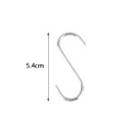 5PCS S Shaped Stainless Steel Clasps Hook Kitchen Household Hanger Storage Holders Rails S Shaped Organizer Home Accessories
