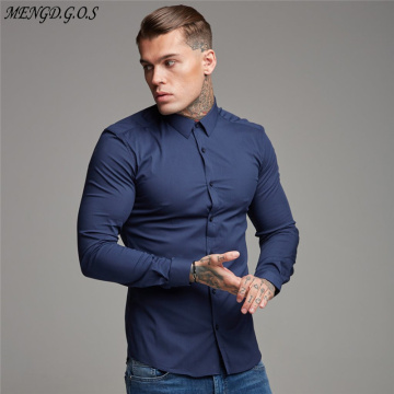 Streetwear Summer Casual Men's Shirt 2019 Men's Business Fashion Long Sleeve Shirt Jogger Brand Men's Shirt