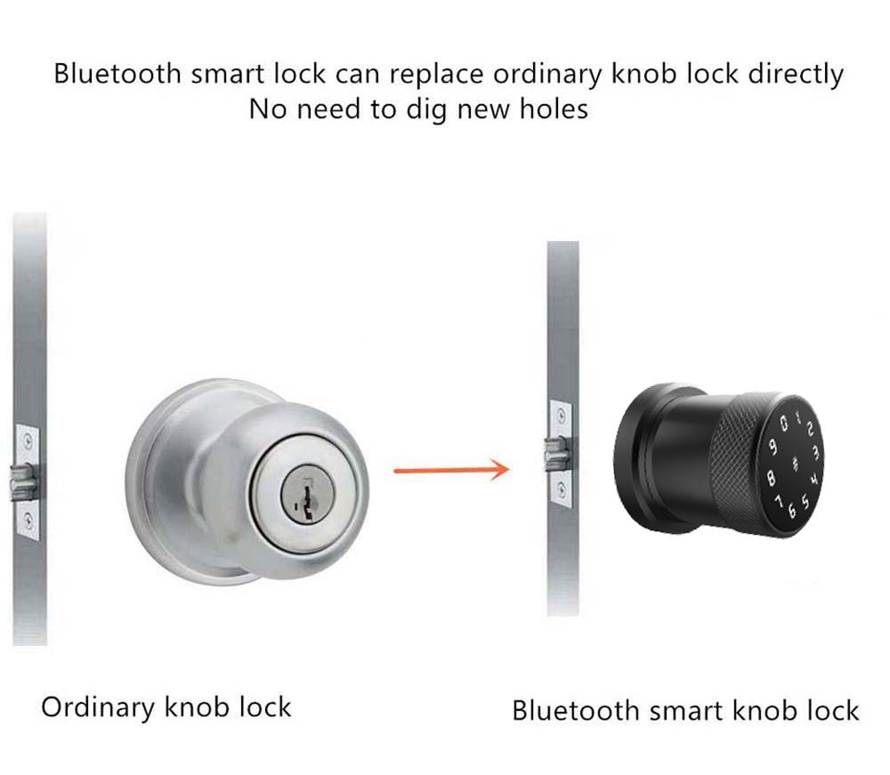 Bluetooth APP Remote Control Fingerprint Lock Smart Lock Porta Doorlock Electronic Lock Keyless Wireless Unlocked Digital Lock