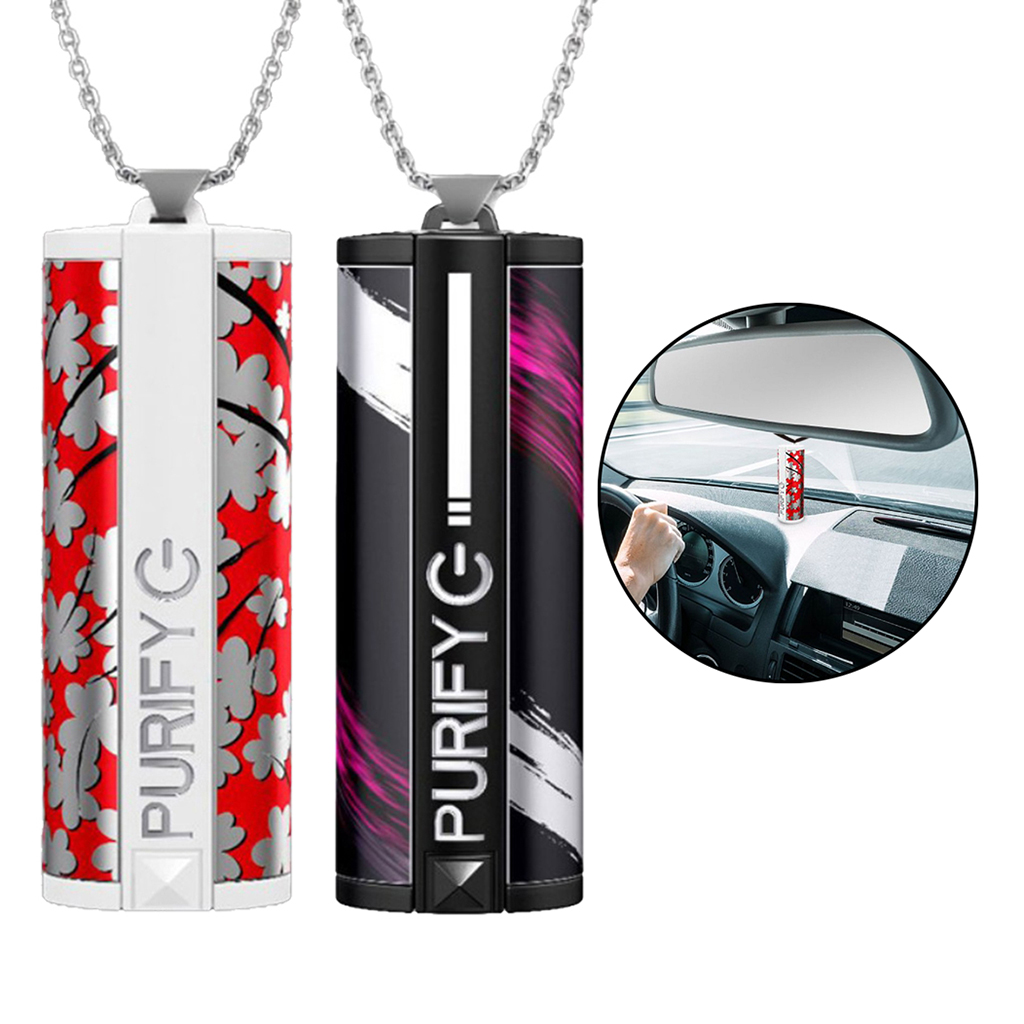 Mini Wearable Air Purifiers Portable Necklace Smoke Purifier to Remove Dust, USB Rechargeable Air Freshener for Adult, Kids