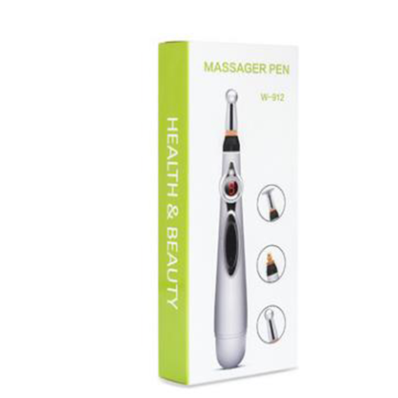 acupuncture pen English electric massage meridian energy point pen pen cycle