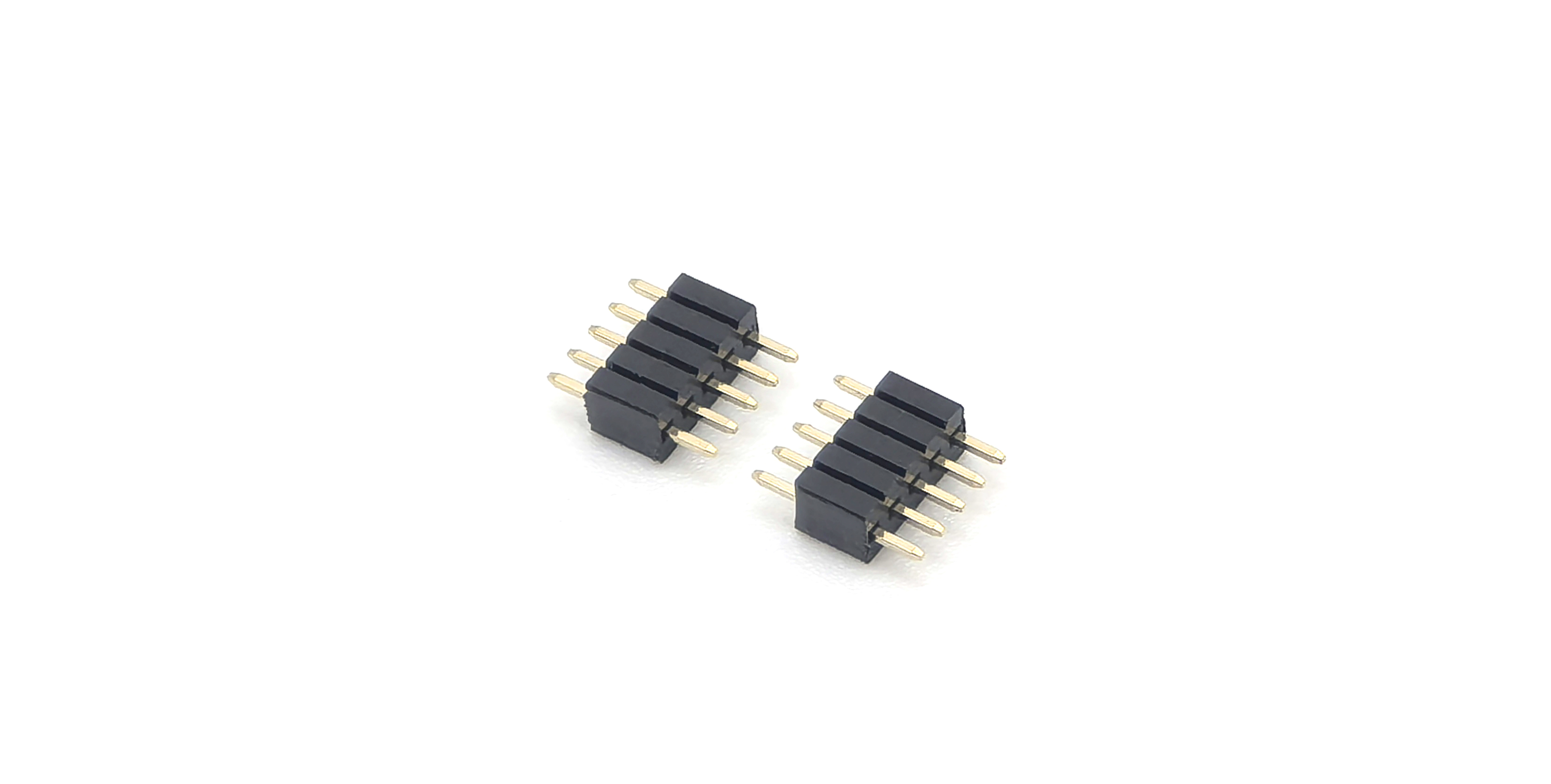 1.27mm pin header black
