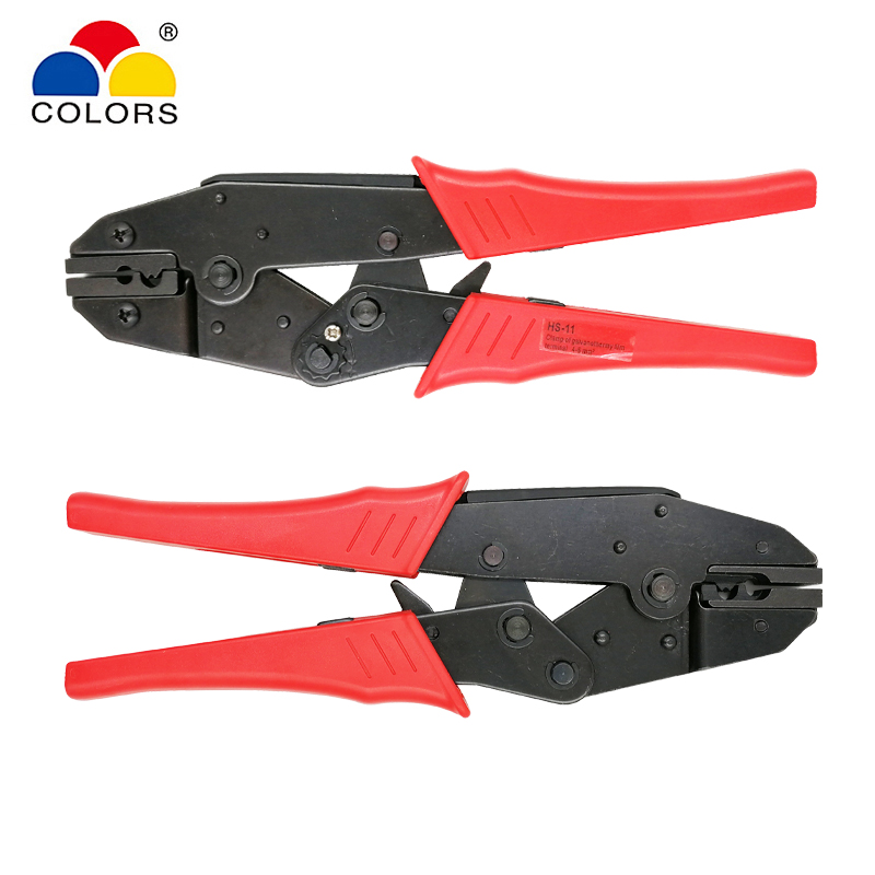 HS-11 for clamp of galvanothermy film terminal 4-6mm2 11-10AWG crimping pliers 230mm connectors brand tools