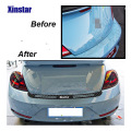 Carbon fiber Car bumper protection sticker for Volkswagen Beetle 2013 to 2017
