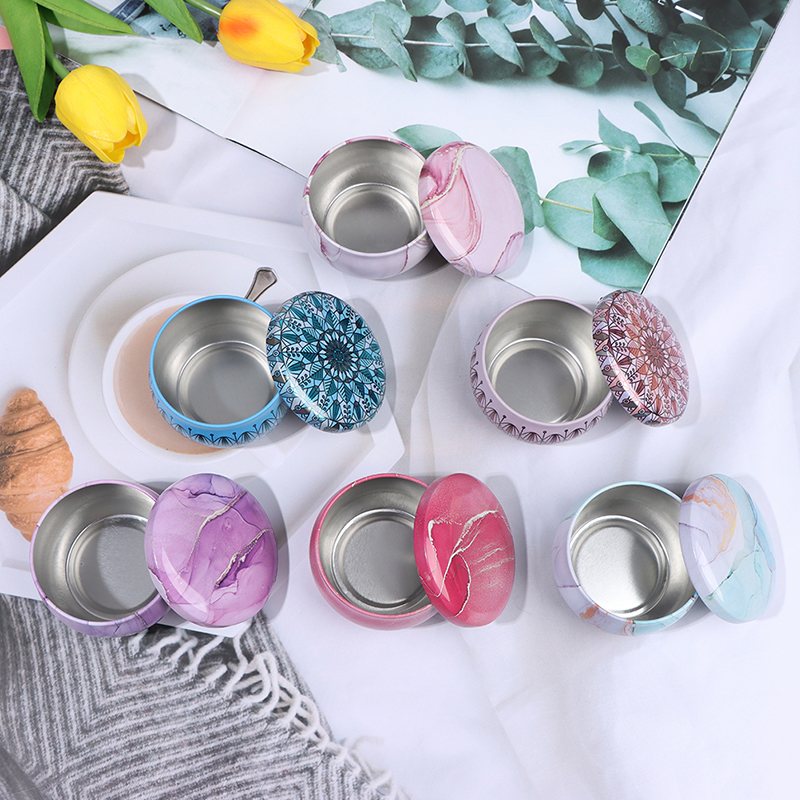 Candle Tin Jars DIY Candle Making kit Holder Storage Case For Dry Spices Sweets