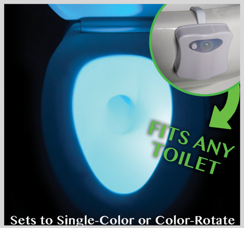 Body Sensing Automatic Led Motion Sensor Night Lamp Toilet Bowl Bathroom Light Waterproof Backlight For Wc Toilet Light#40
