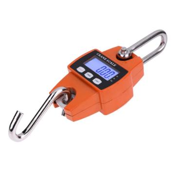 300kg LCD Electronic Scale Portable Digital Industrial Crane Scale Heavy Duty Hanging Weighting Hook Scales Baggage Steelyard