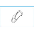 2PCS Boat Marine Stainless Steel Egg Shape Spring Snap Hook clips Quick Link Carabiner Buckle eye shackle Lobster Claw outdoor